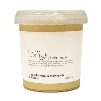 ماسک مو کاسه‌ای تقویت کننده مخصوص موهای آسیب دیده و خشک تونی 375 میل