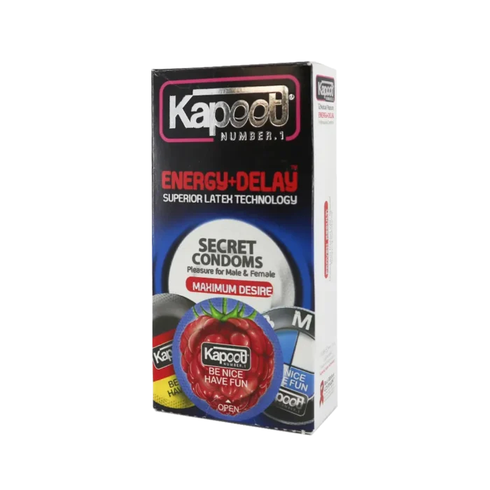 کاندوم 12 عددي تاخيري انرژي کاپوت - ساده - Image 1