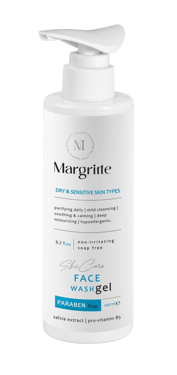ژل شستشو (فیس واش) پوست معمولی و خشک حجم 200 میلی لیتر مارگریت - Image 1