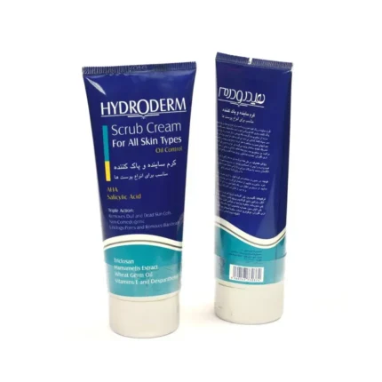 کرم ساینده و پاک کننده هیدرودرم مناسب انواع پوست حجم 200 میلی لیتر
