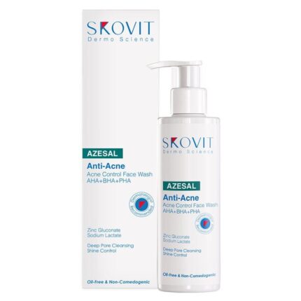 ژل شستشوی صورت مناسب پوست های دارای آکنه حاوی 200AHA+BHA+PHAگرمی-اسکوویت