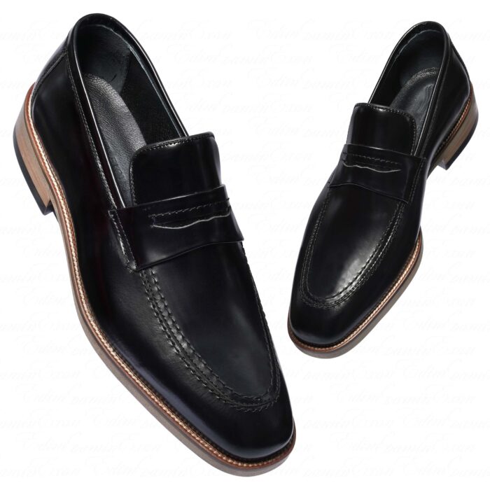 کفش چرم کلاسیک اماتیت مارون نرو - Image 8