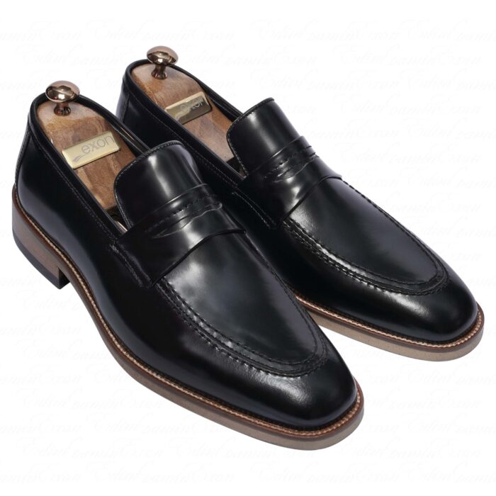 کفش چرم کلاسیک اماتیت مارون نرو - Image 1