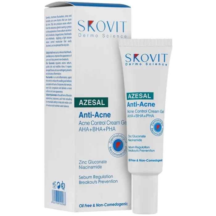 کرم ژل آنتی آکنه مناسب پوست های دارای آکنه حاوی 30AHA+BHA+PHA گرمی-اسکوویت - Image 1