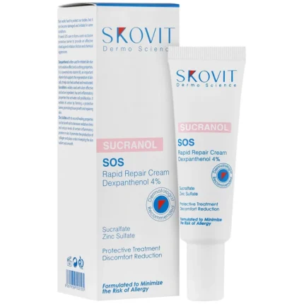 کرم ترمیم کننده و بازسازی کننده قوی پوست مناسب پوست های آسیب دیده 30 گرمی- اسکوویت