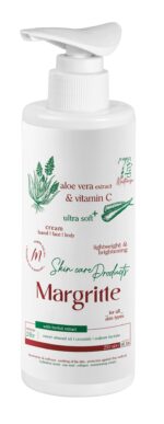 کرم مرطوب کننده آبرسان آلوئه ورا حجم 250 میلی لیتر (پمپی) مارگریت