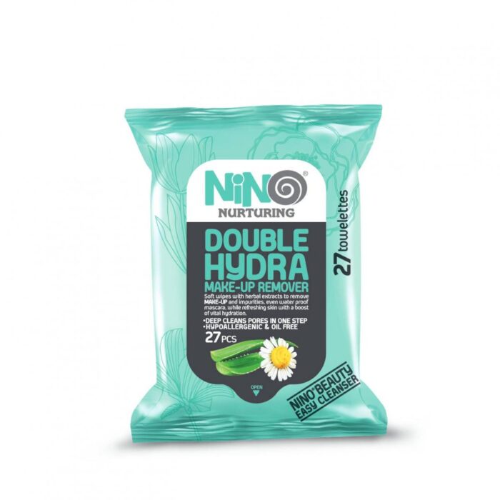 دستمال مرطوب آرايش طرح آبرسان 27 برگي نینو - Image 1