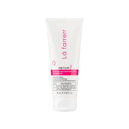 کرم آبرسان دست و صورت لافارر کد 2 مناسب پوست های نرمال و مختلط حجم 75 میلی لیتر