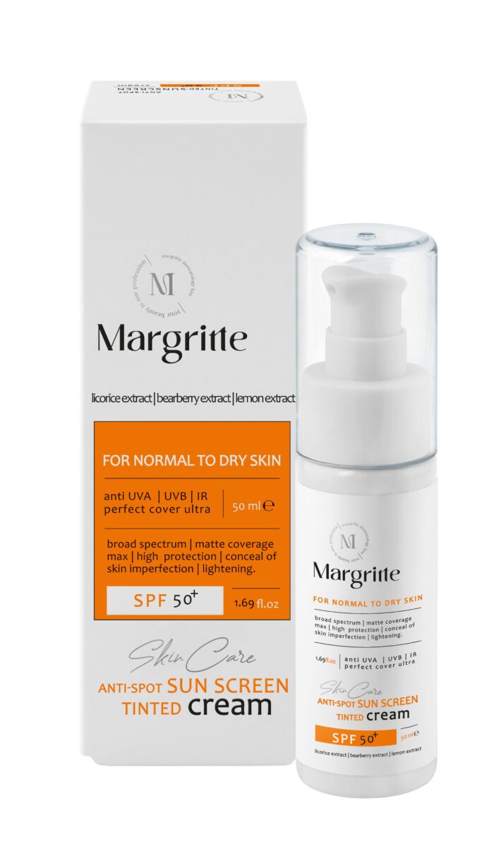 کرم ضدآفتاب ساده (پوست حساس) حجم 50 میلی لیتر SPF30 مارگریت - Image 1