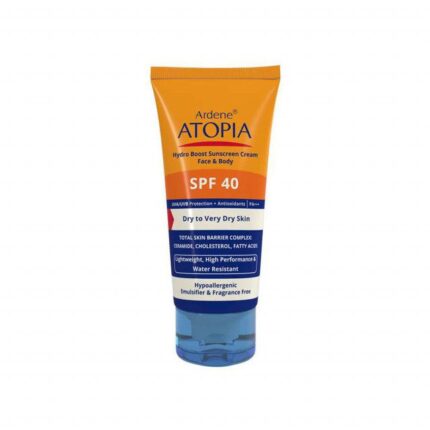 کرم ضد آفتاب آردن مدل Atopia SPF 40 مناسب پوست خشک حجم 50 میلی لیتر - بی رنگ