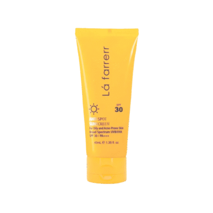 کرم ضد آفتاب و ضد لک فاقد چربی SPF30 لافارر مناسب پوست چرب و مستعد آکنه حجم 40 میلی لیتر - بی رنگ