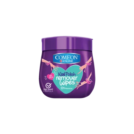 دستمال مرطوب لاک پاک کن قوطی کامان