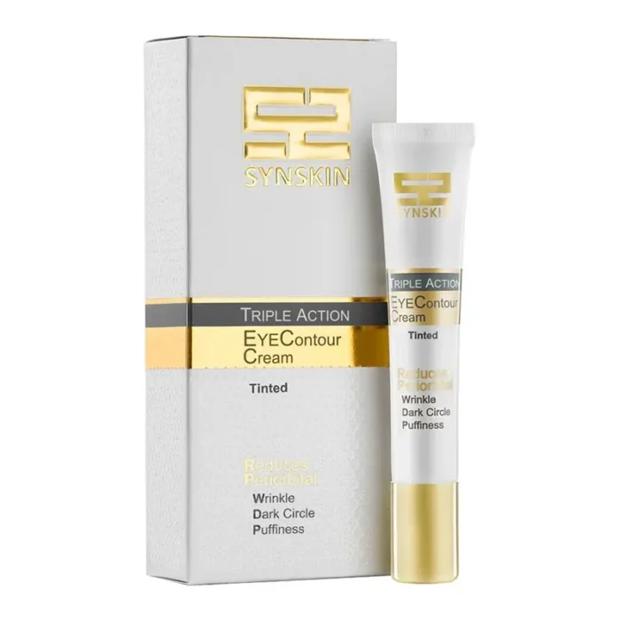 کرم ژل دور چشم سه کاره ساين اسكين، مدل PFD، محافظ UVA، رنگی - Image 1