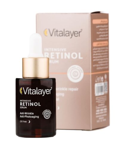 سرم پوست ویتالیر حاوی رتینول حجم 30 میلی لیتر