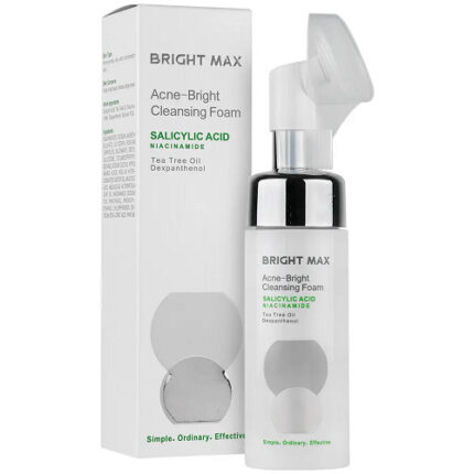فوم شستشوی صورت پوست چرب آکنه-برایت برایت مکس