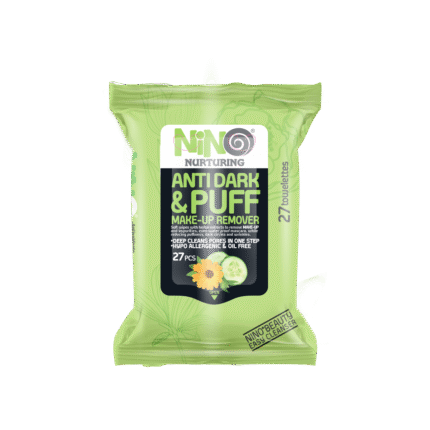 دستمال مرطوب آرایش پاک کن 27 برگ ضد پف نینو