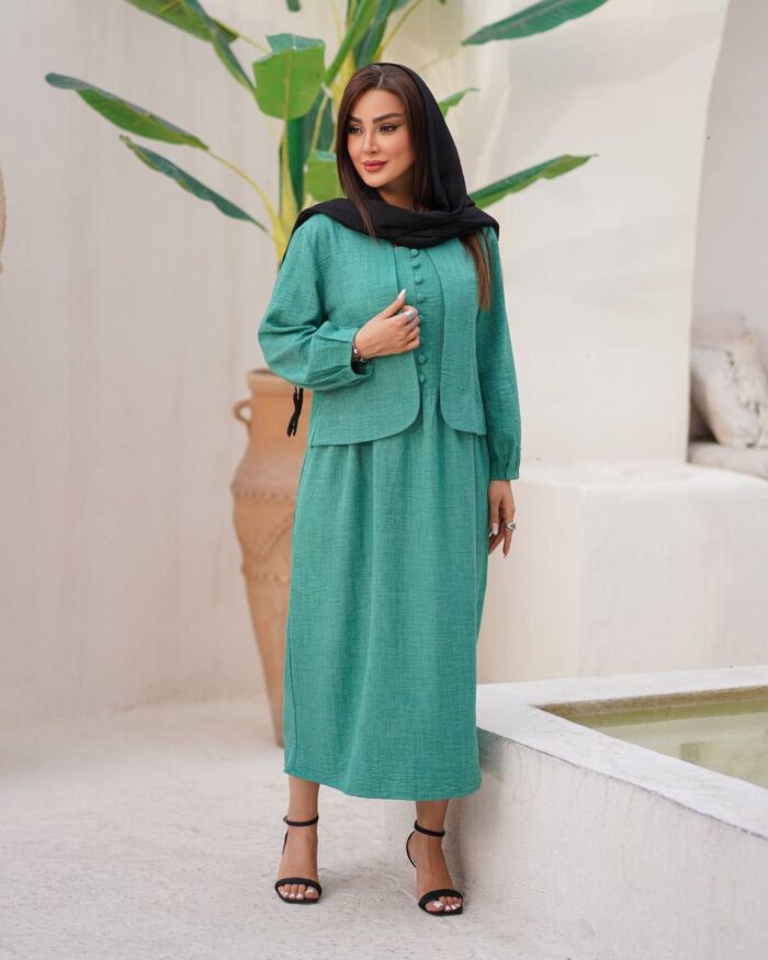 سارافون و کت دکمه ریز - Image 5