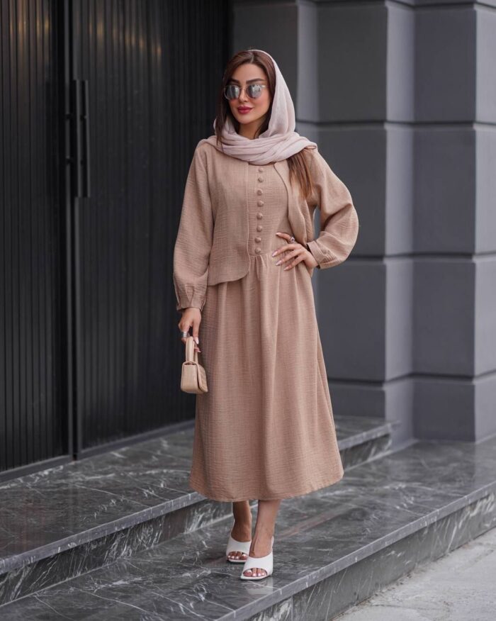 سارافون و کت دکمه ریز - Image 6