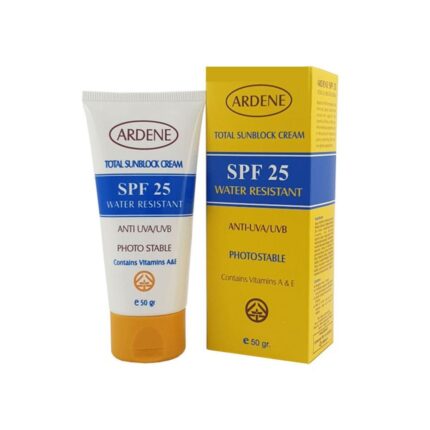 کرم ضد آفتاب آردن SPF 25 وزن 50 گرم - بی رنگ