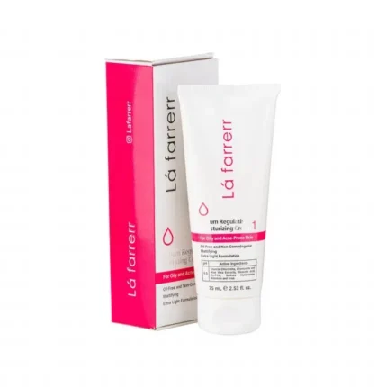 کرم کنترل کننده چربی و آبرسان لافارر کد 1 مناسب پوست های چرب و مستعد آکنه حجم 75 میلی لیتر